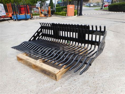 case skid steer rock bucket|skid loader rock bucket attachment.